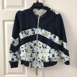 Amour Vert Silk Bomber Jacket